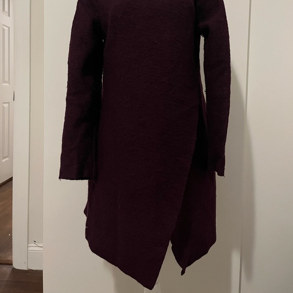 DEEP PURPLE PLUM - COVER UP / WRAP / WATERFALL SHRUG - Picture 4 of 7